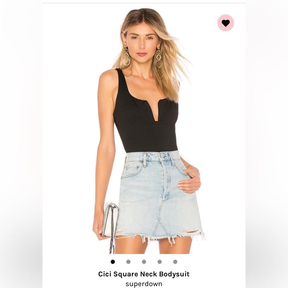 By the way. cici square neck body suit